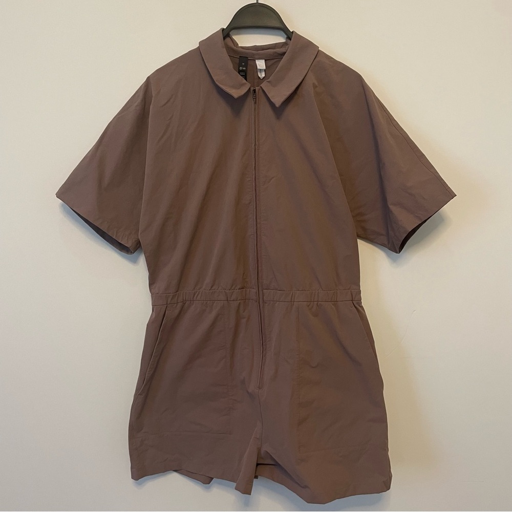 Lululemon lab Zip-Front Collared Romper
